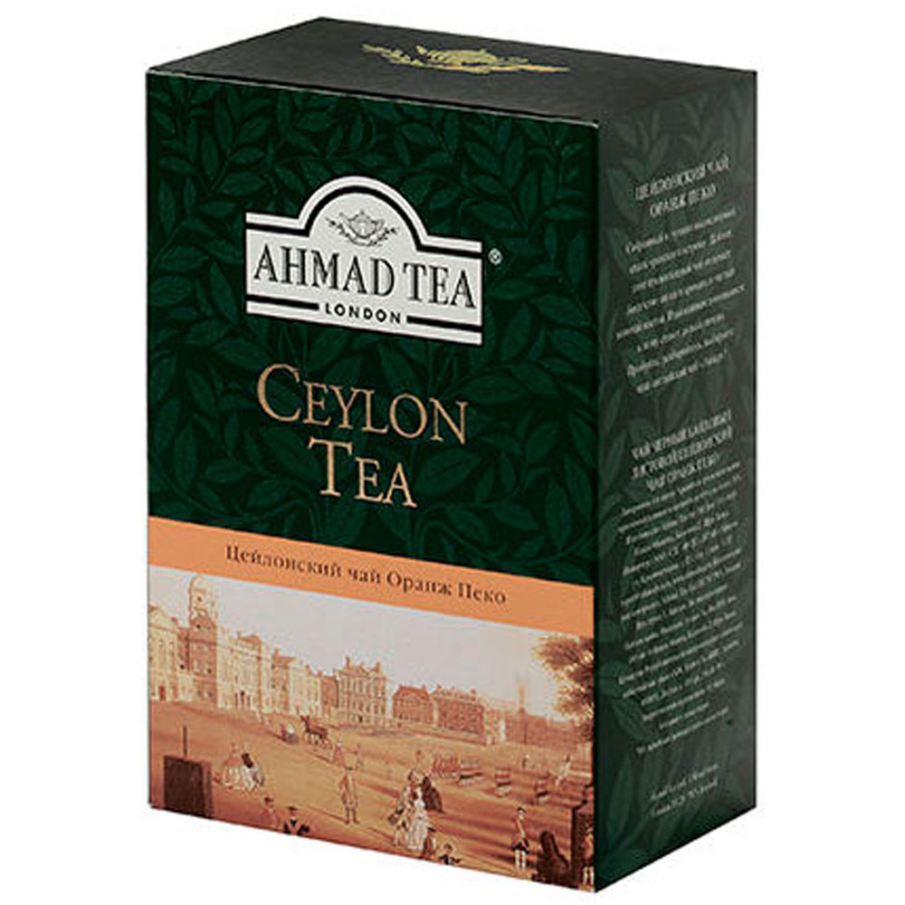 Купить чай россия. Чай Ahmad Ceylon 100*2. Ahmad Ceylon op 100г. Чай "Ахмад" цейлонский чай 2г*100. Чай Ahmad Tea Ceylon Orange Pekoe 250гр.